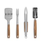 Burnhard Edelstahl Grillbesteck-Set 4-TLG